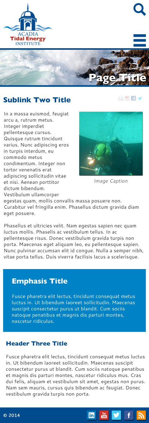 ATEI Website Mobile View