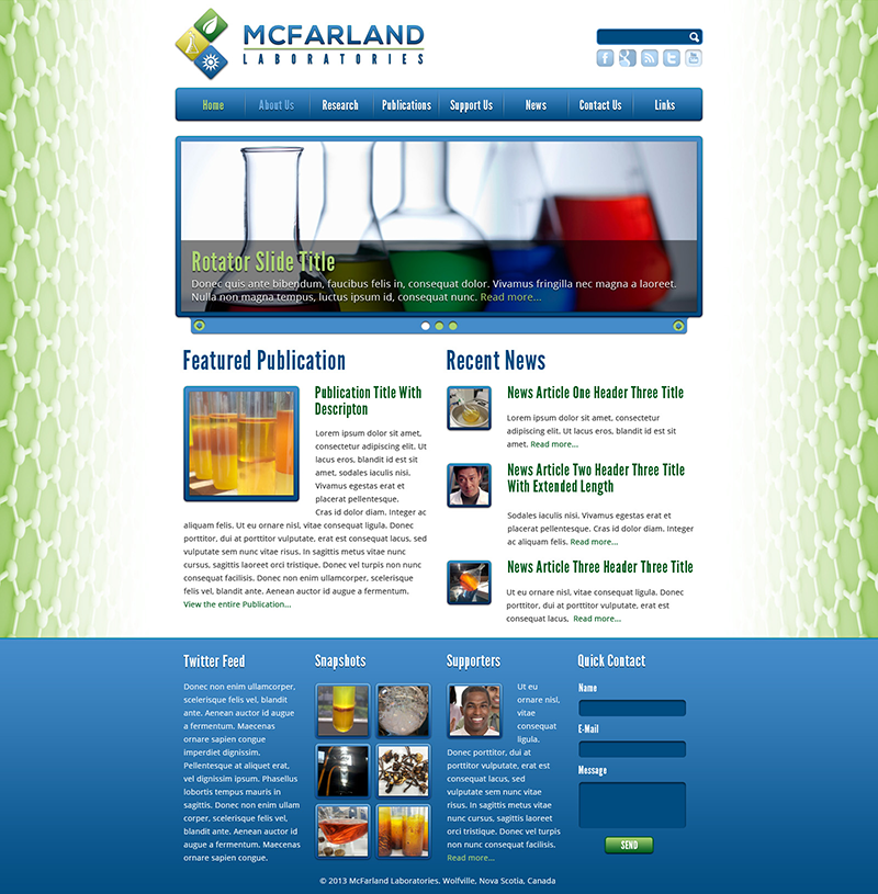 McFarland Labs Website